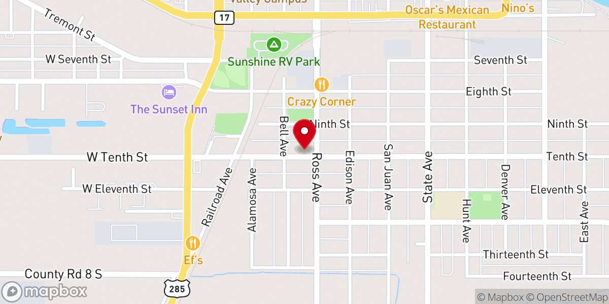Map showing location of Ipul Alamosa