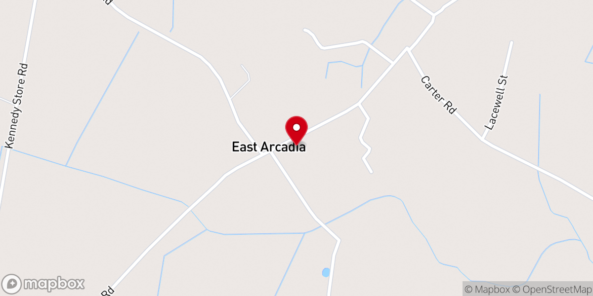 Map showing location of Pleasant Union Baptist Church