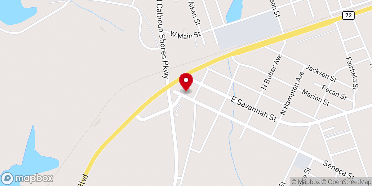 Map showing location of Solid Rock Community Church