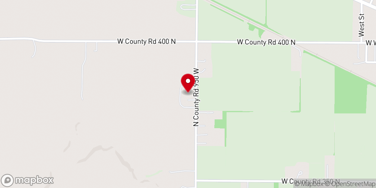 Map showing location of Blossom Barn Venue