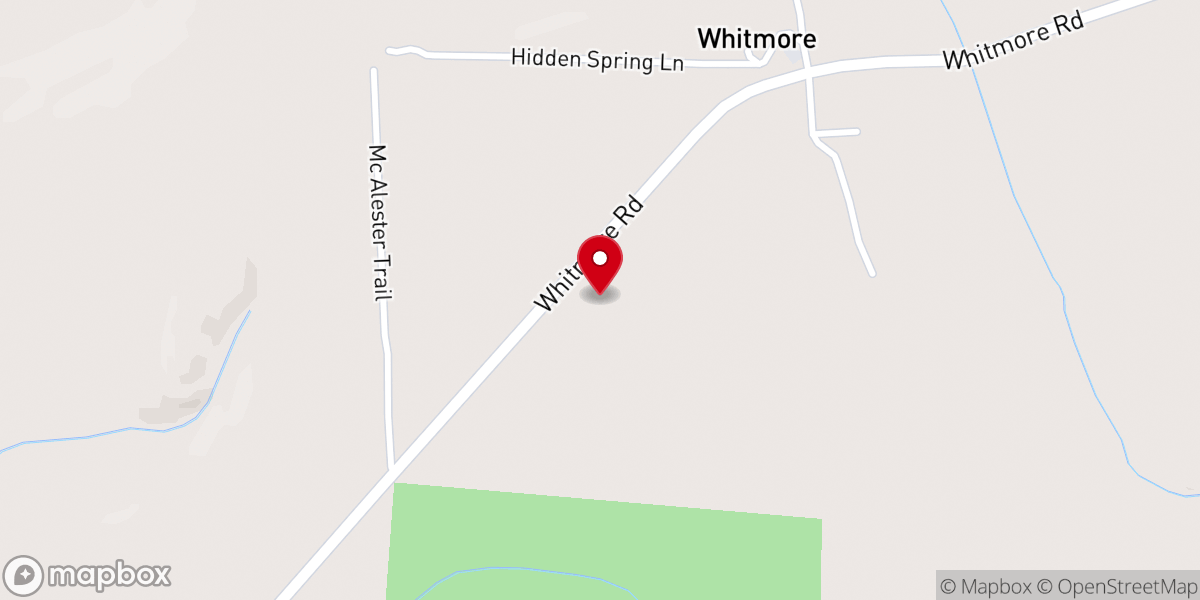 Map showing location of Whitmore Seventh-Day Adventist