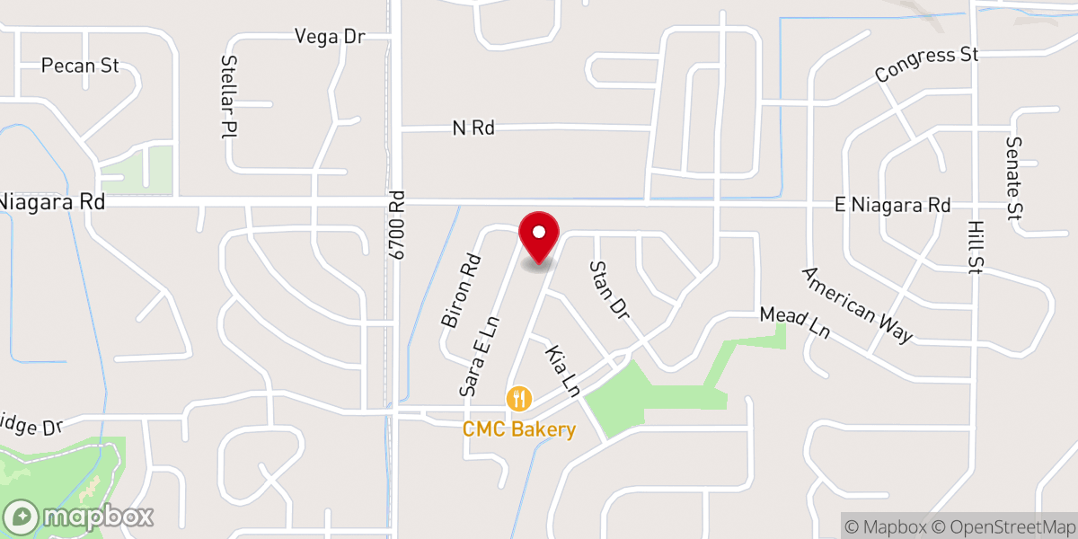 Map showing location of David & Susan Haines Ministries