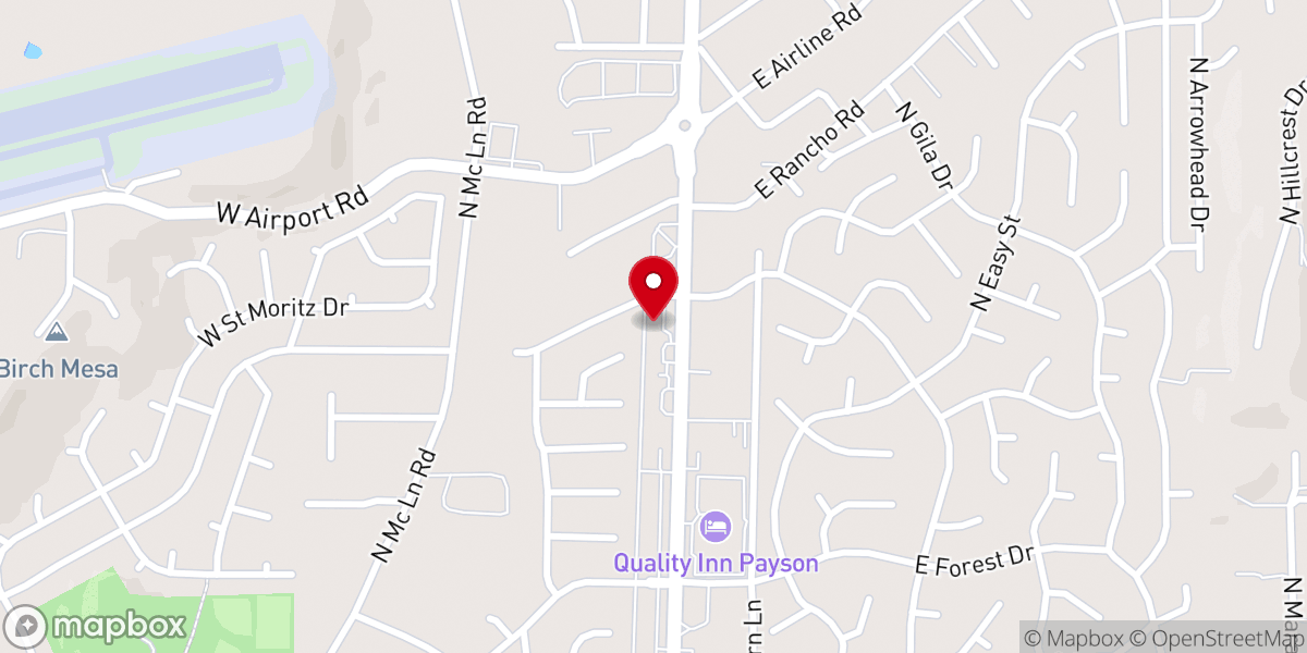 Map showing location of The Potter’s House