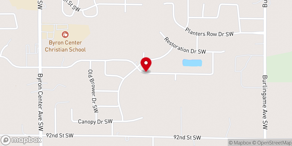 Map showing location of Abounding Hope Ministries
