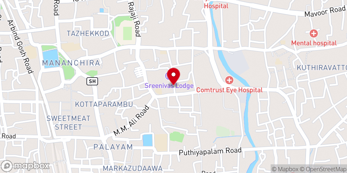 Map showing location of New India Church Of God Bethel,Kozhikode,Pr. Roy Thomas