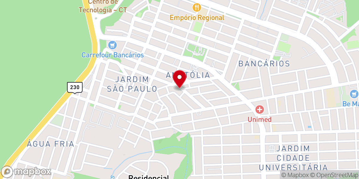 Map showing location of Paróquia Jesus Ressuscitado