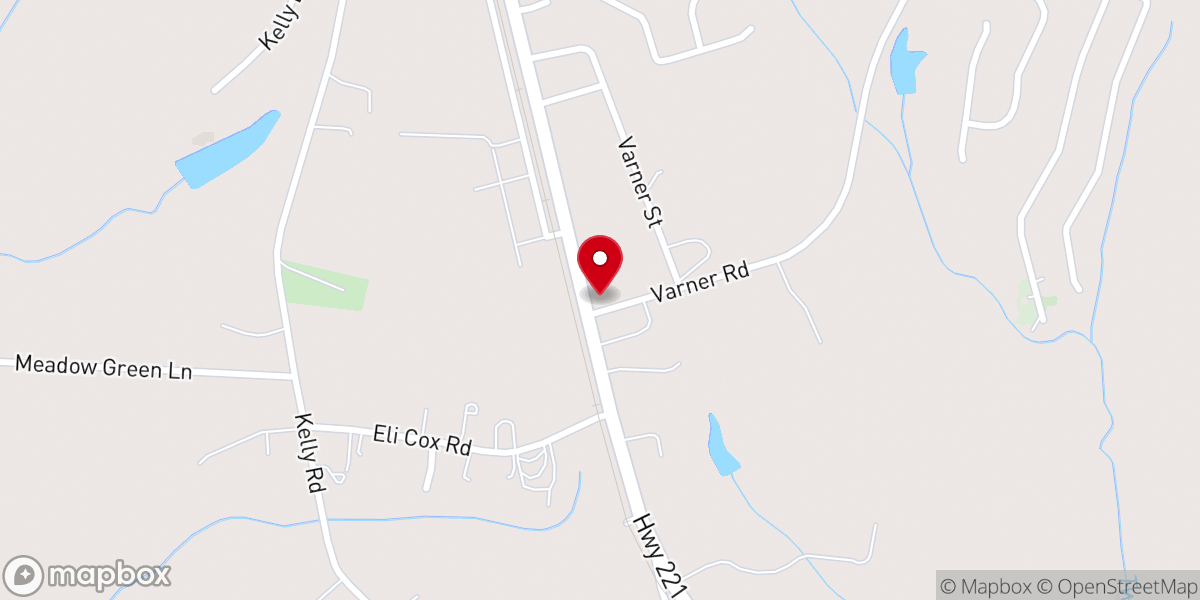 Map showing location of Church of Covenant Blessings