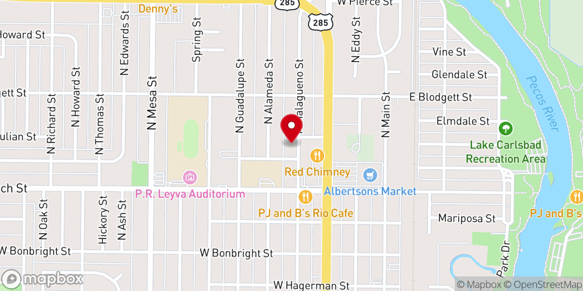 Map showing location of Immanuel Lutheran Church - LCMS