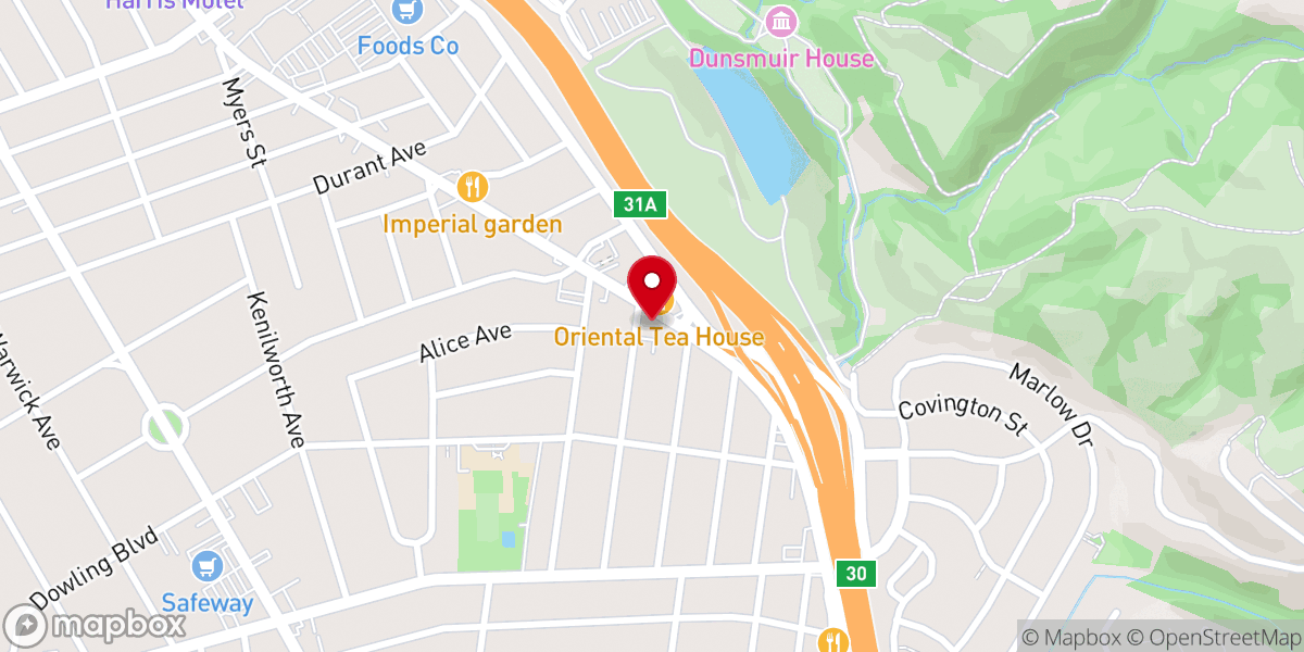 Map showing location of San Leandro Church of Christ