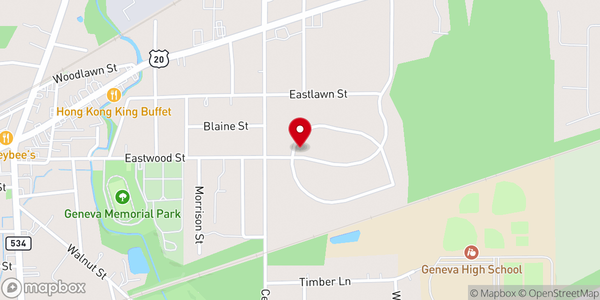 Map showing location of Five Stones Ministries