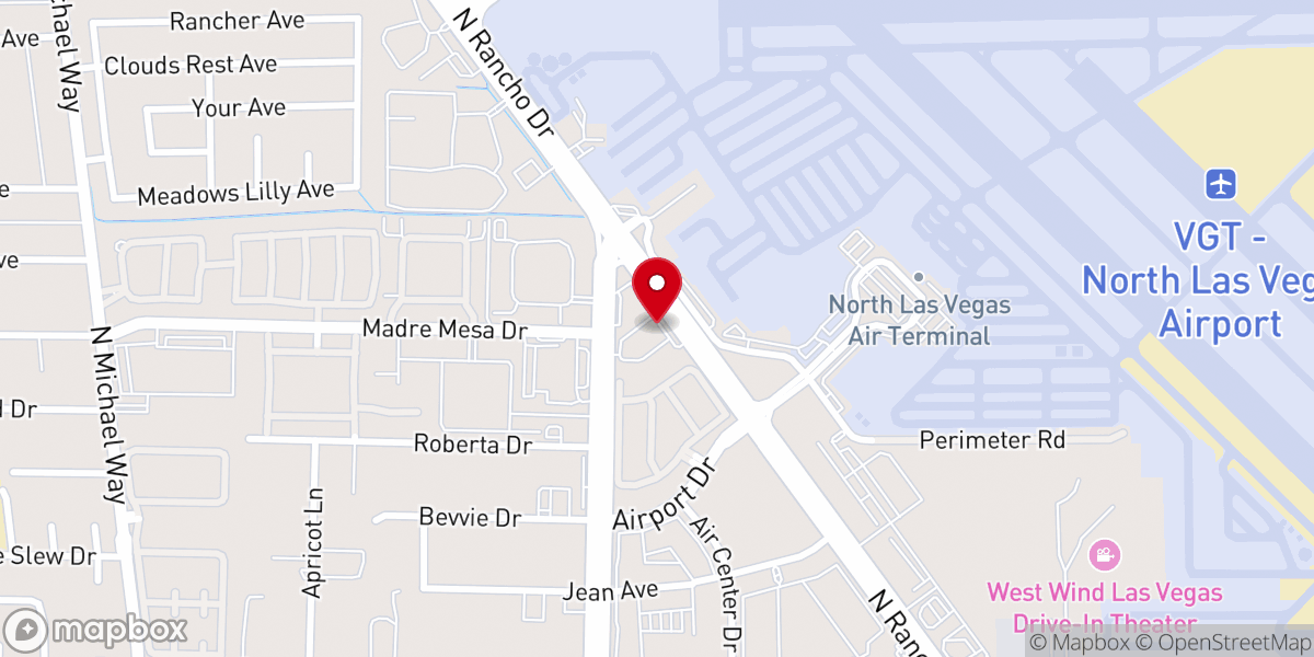 Map showing location of Abundant Grace Church