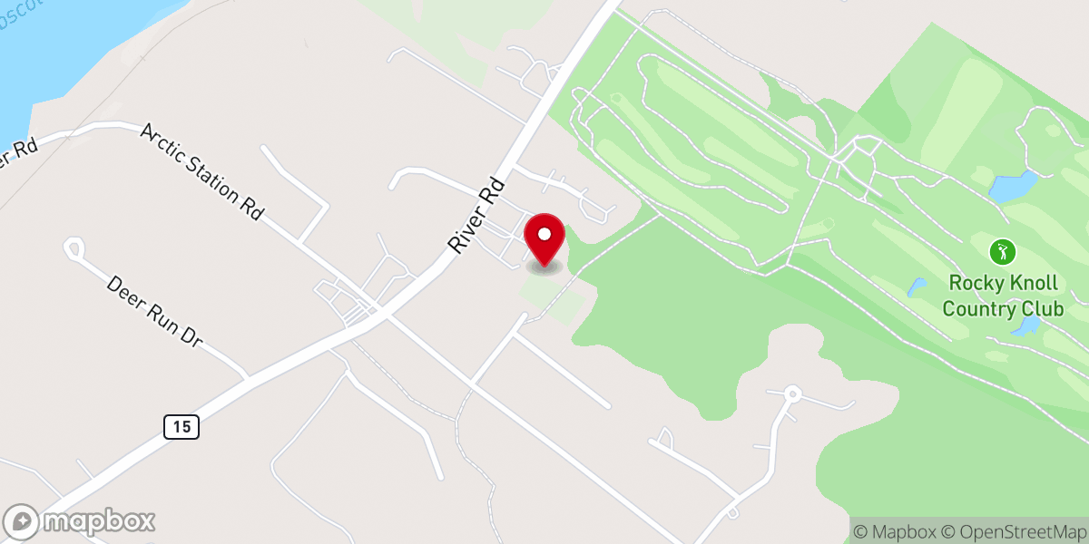 Map showing location of Calvary Chapel Bangor