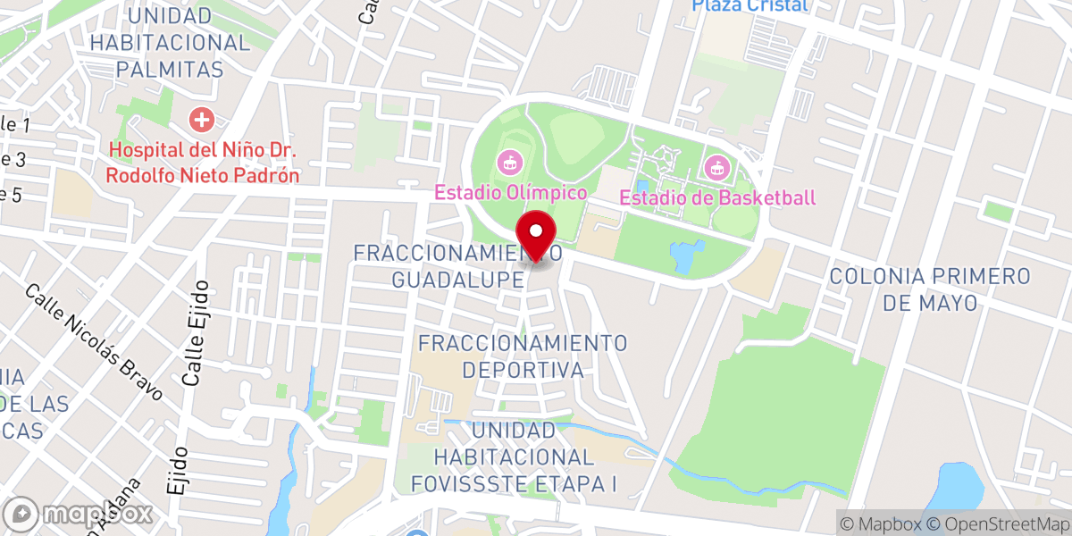 Map showing location of Jesucristo el gran yo soy