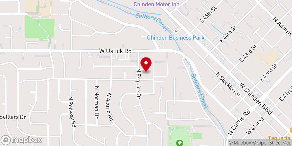 Map showing location of Mountain View Community Fellowship