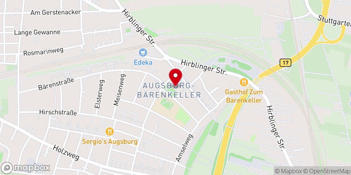 Map showing location of Pfarrei St. Konrad