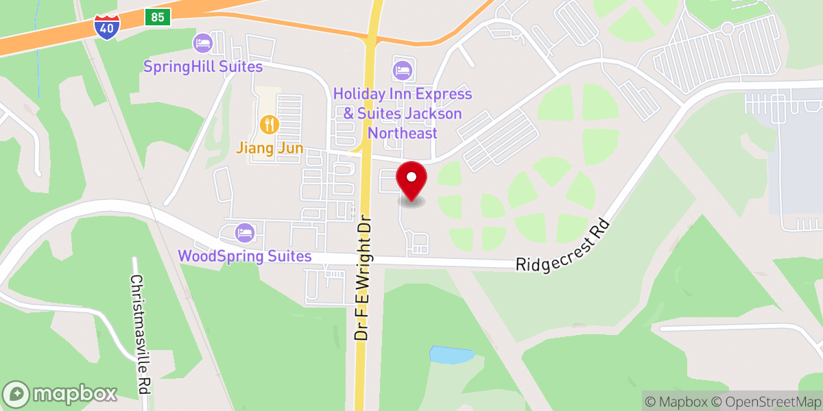 Map showing location of Sign of the Dove