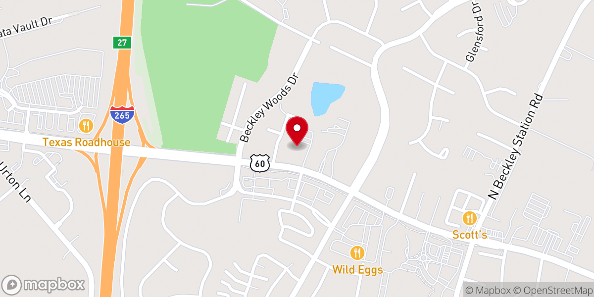 Map showing location of Ascension Lutheran Church