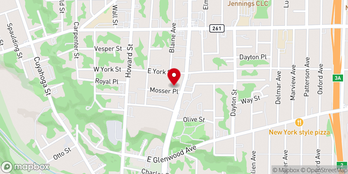 Map showing location of St Anthony's Convent