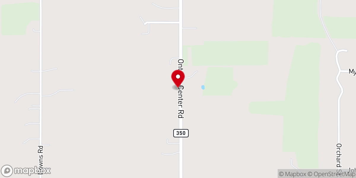 Map showing location of Western New York United Marriage Encounter