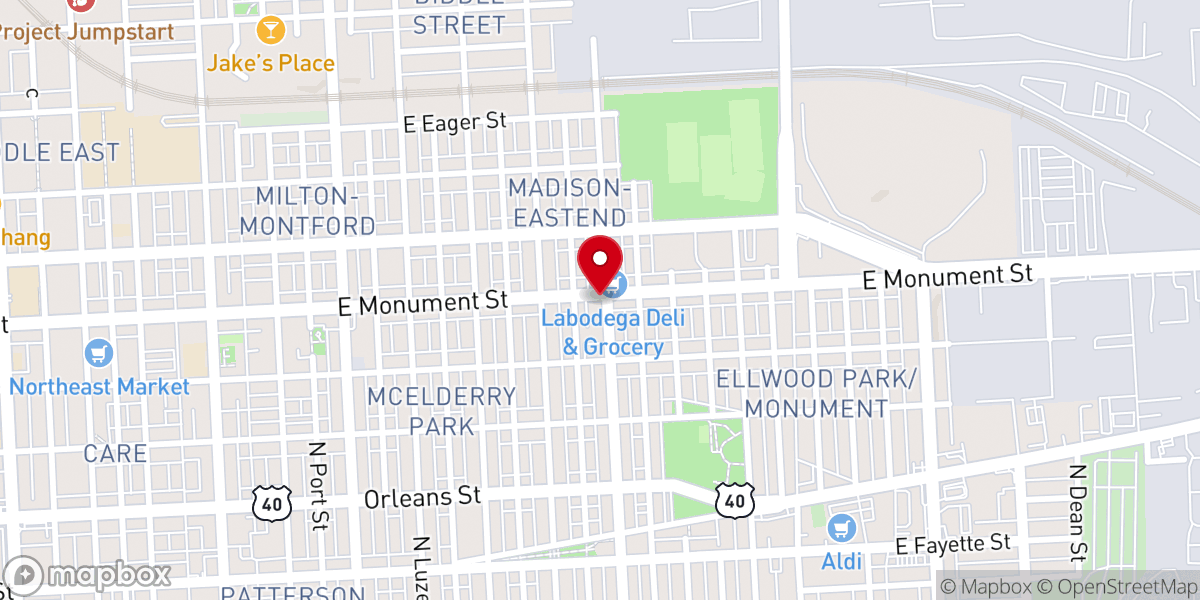 Map showing location of Church of Dynamic Deliverance