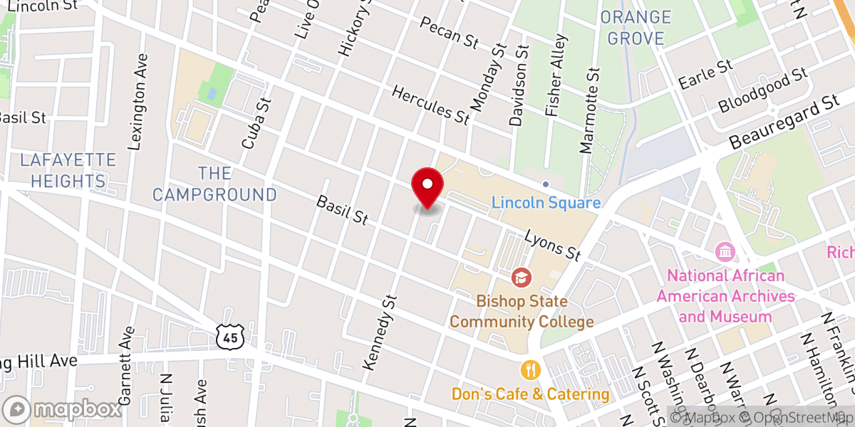 Map showing location of Lily Baptist Church