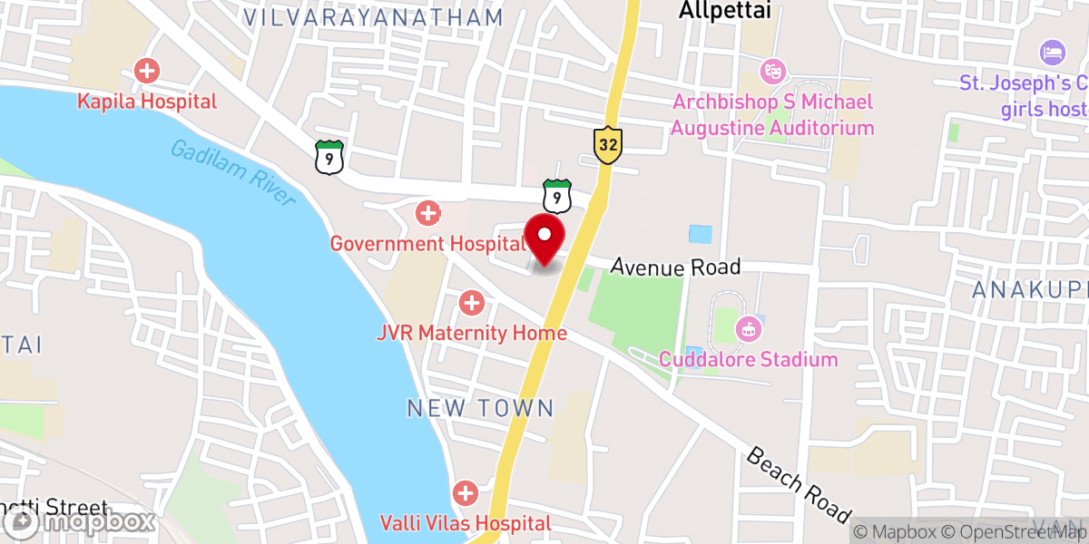 Map showing location of ALC - RESURRECTION CHURCH
