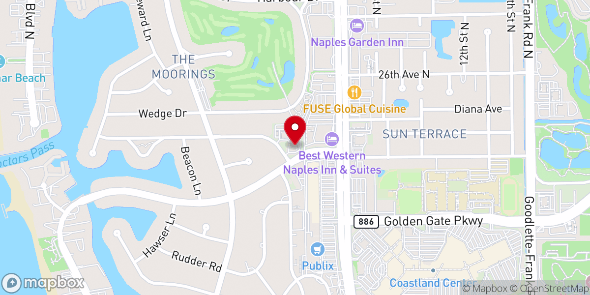 Map showing location of Emmanuel Lutheran Church