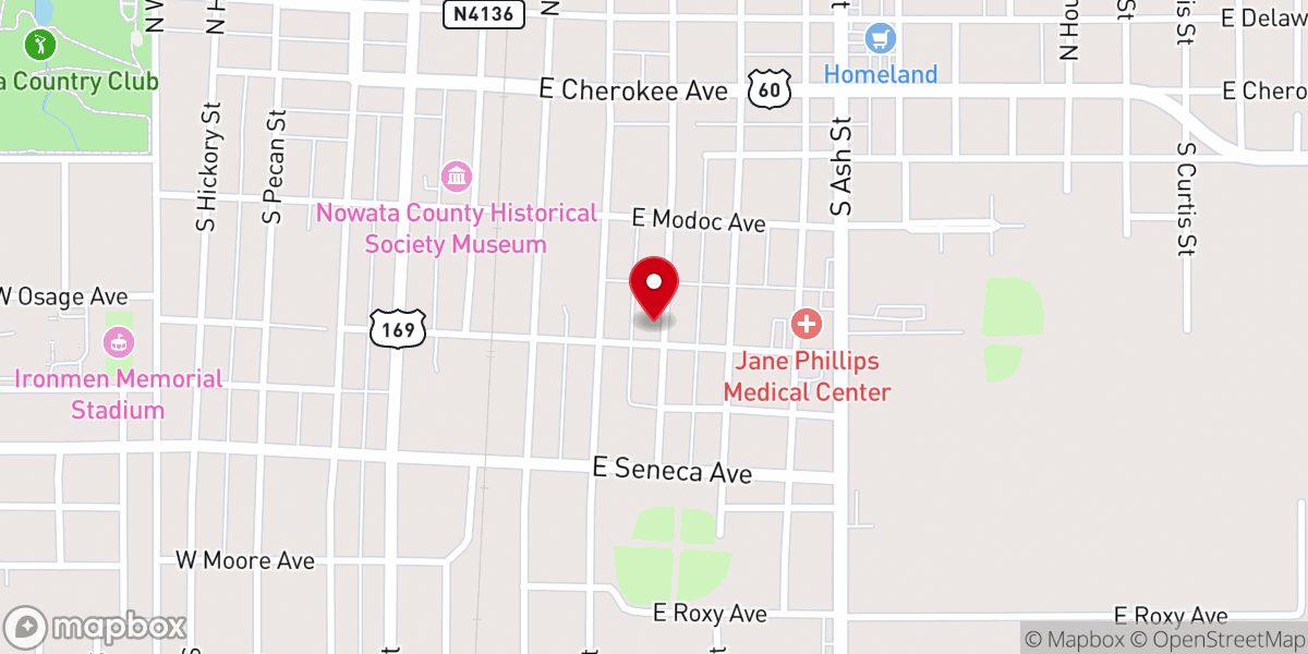 Map showing location of Trinity Church Youth & Outreach Building