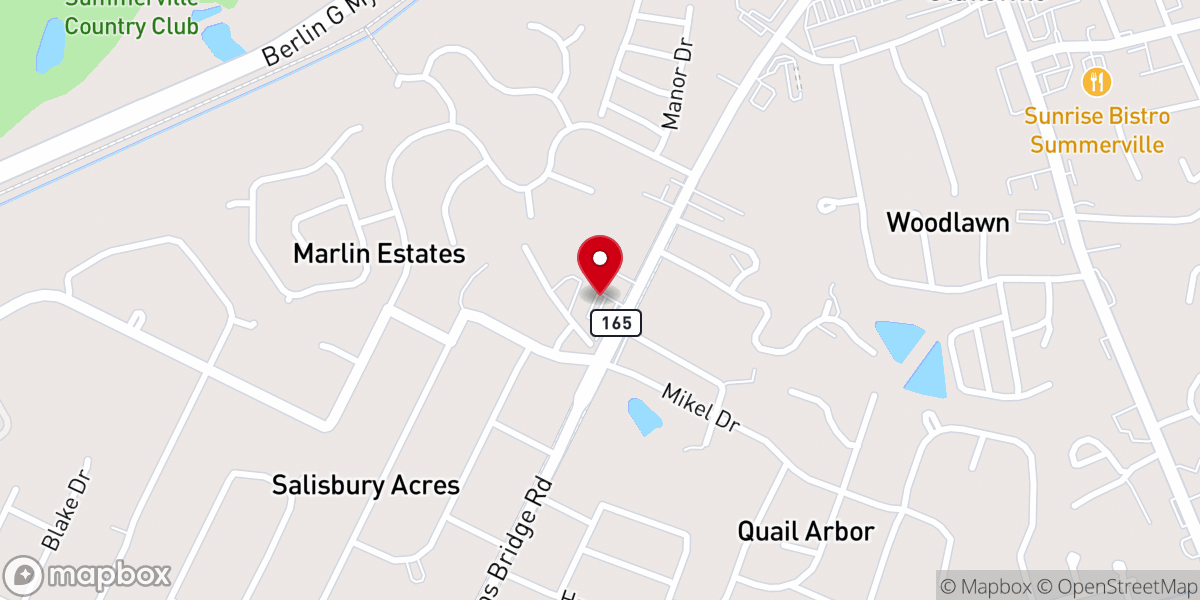 Map showing location of MINISTERIO LOGOS Y RHEMA DE DIOS CHARLESTON
