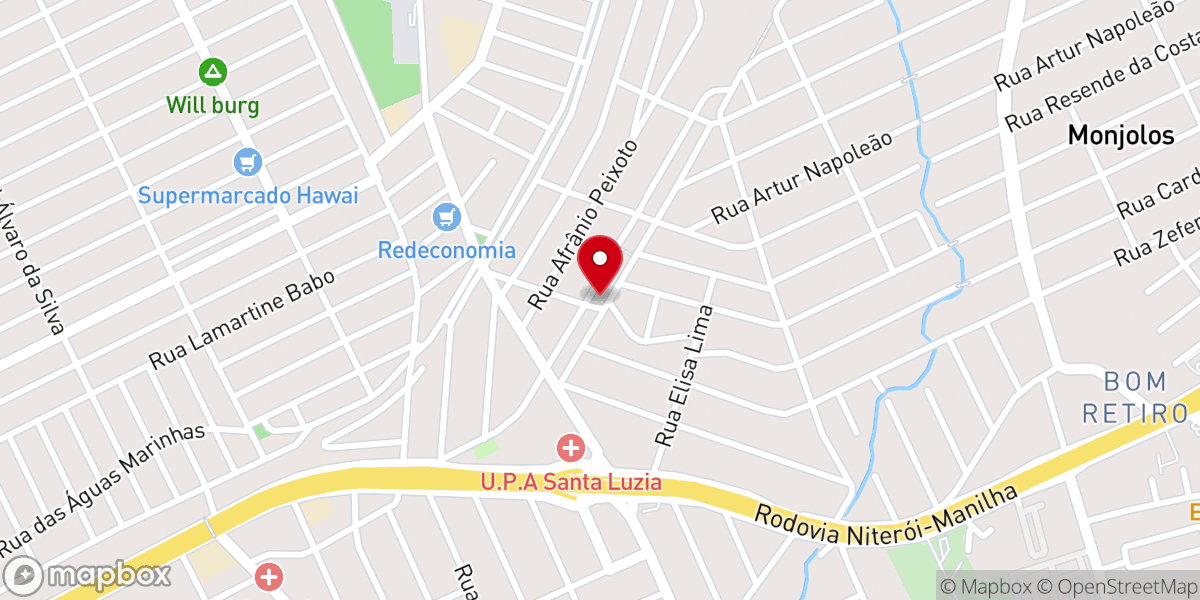 Map showing location of Igreja Pentecostal Da Hora Derradeira