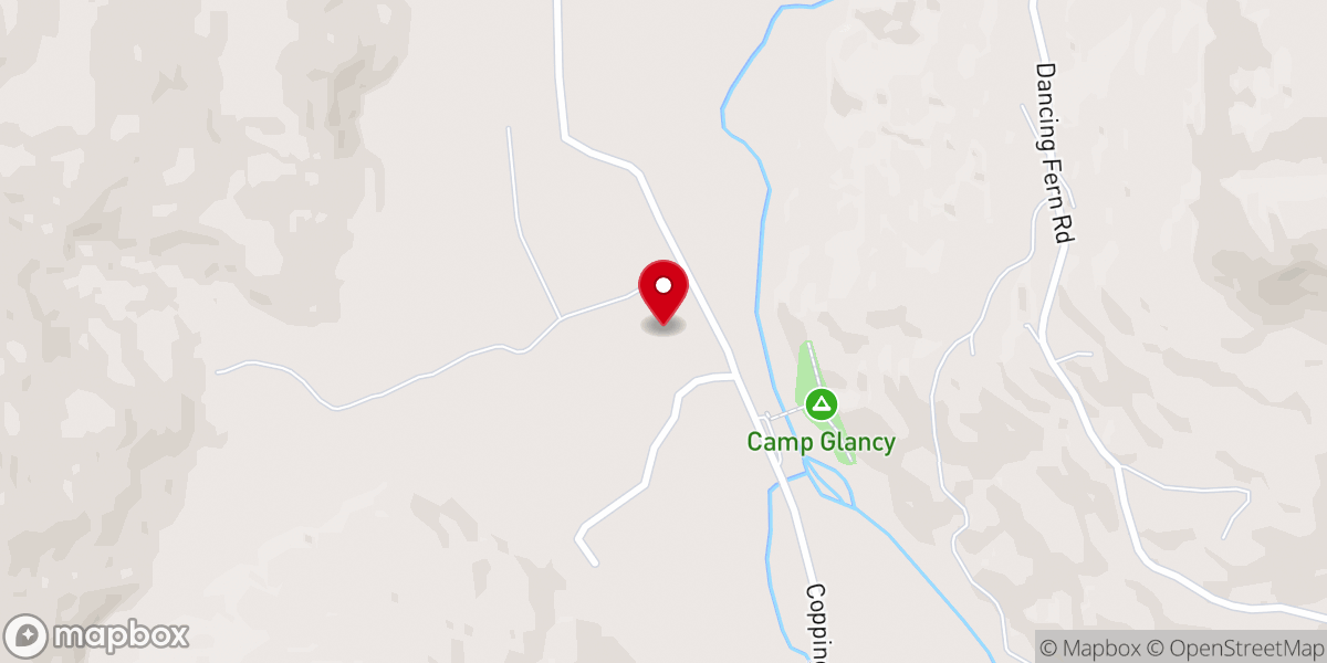 Map showing location of Coppinger Cove Baptist Church