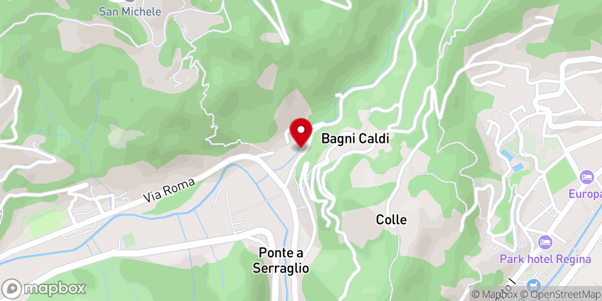 Map showing location of Cappella Demidoff