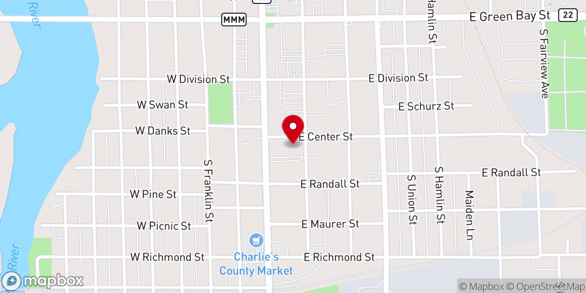 Map showing location of Sacred Heart Catholic School