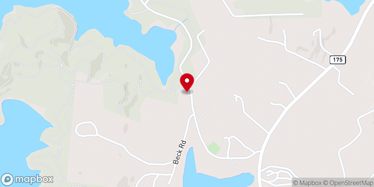 Map showing location of Philadelphia Church