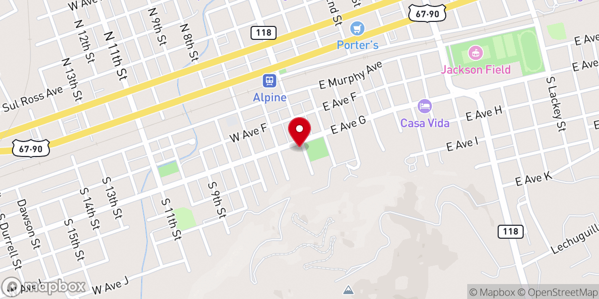 Map showing location of Our Lady of Peace Catholic Church