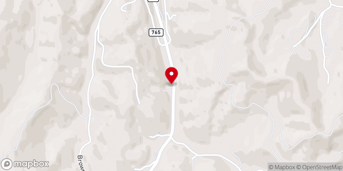 Map showing location of Shepherds Baptist Church