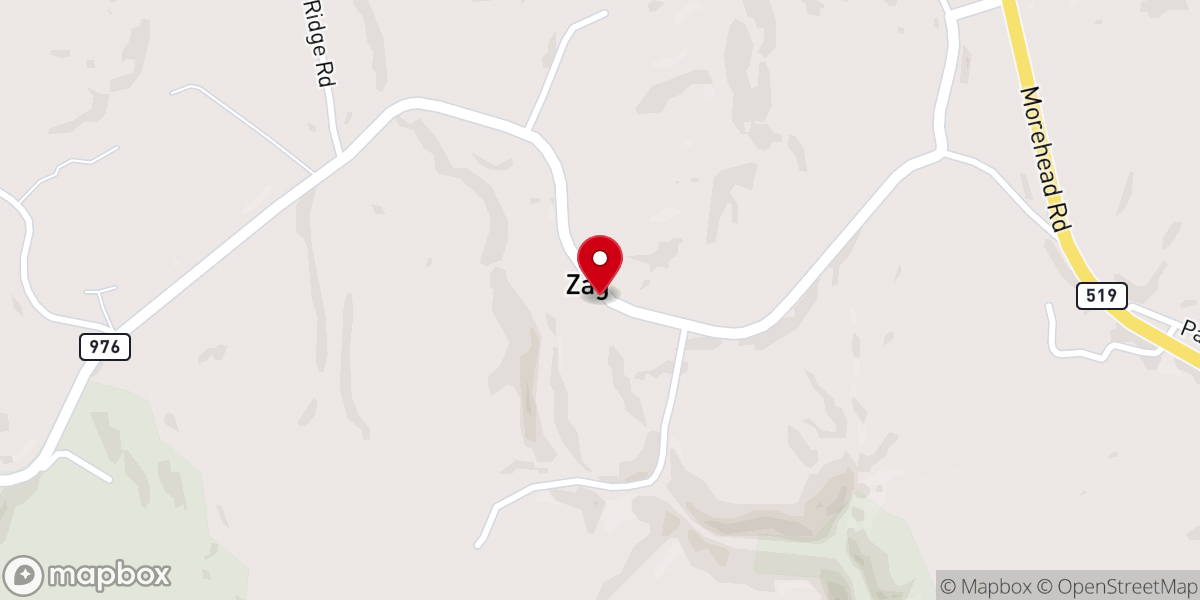 Map showing location of Zag Community Babtist Church