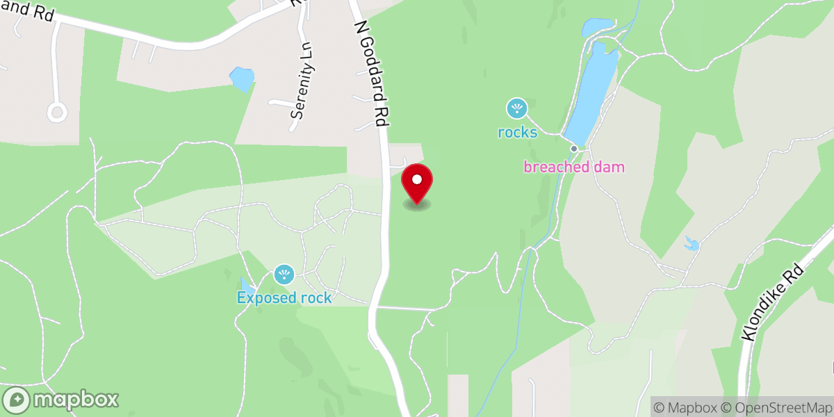 Map showing location of Baptist Church-Mt Pleasent