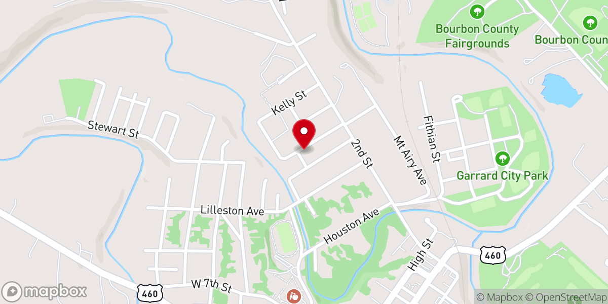 Map showing location of Shorter Chapel AME Church