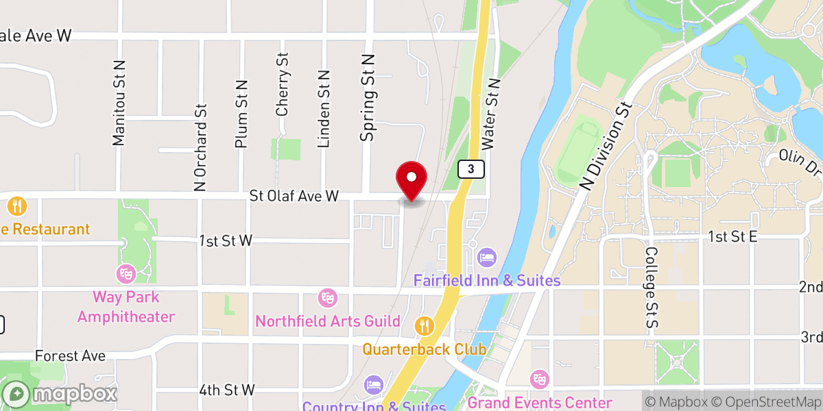 Map showing location of Church Of St. Dominic Youth Building