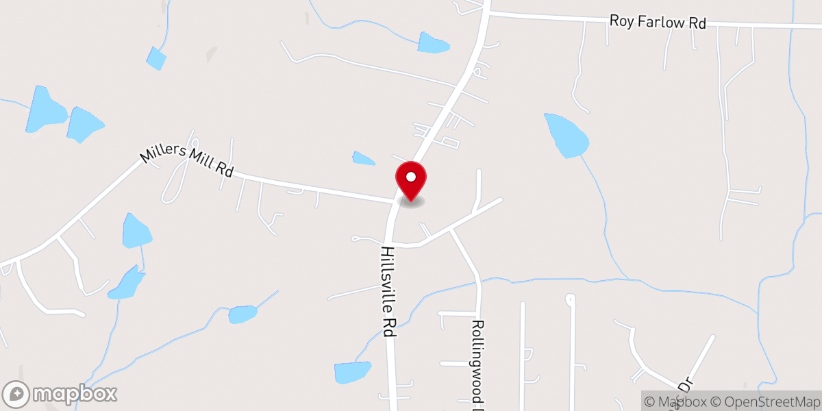 Map showing location of Community Baptist Church In Trinity NC