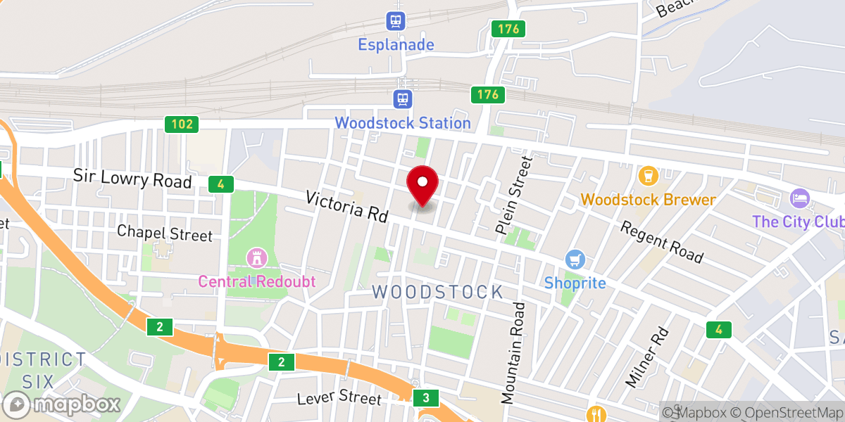 Map showing location of The Church of Pentecost - Ebenezer Assembly, Cape Town District