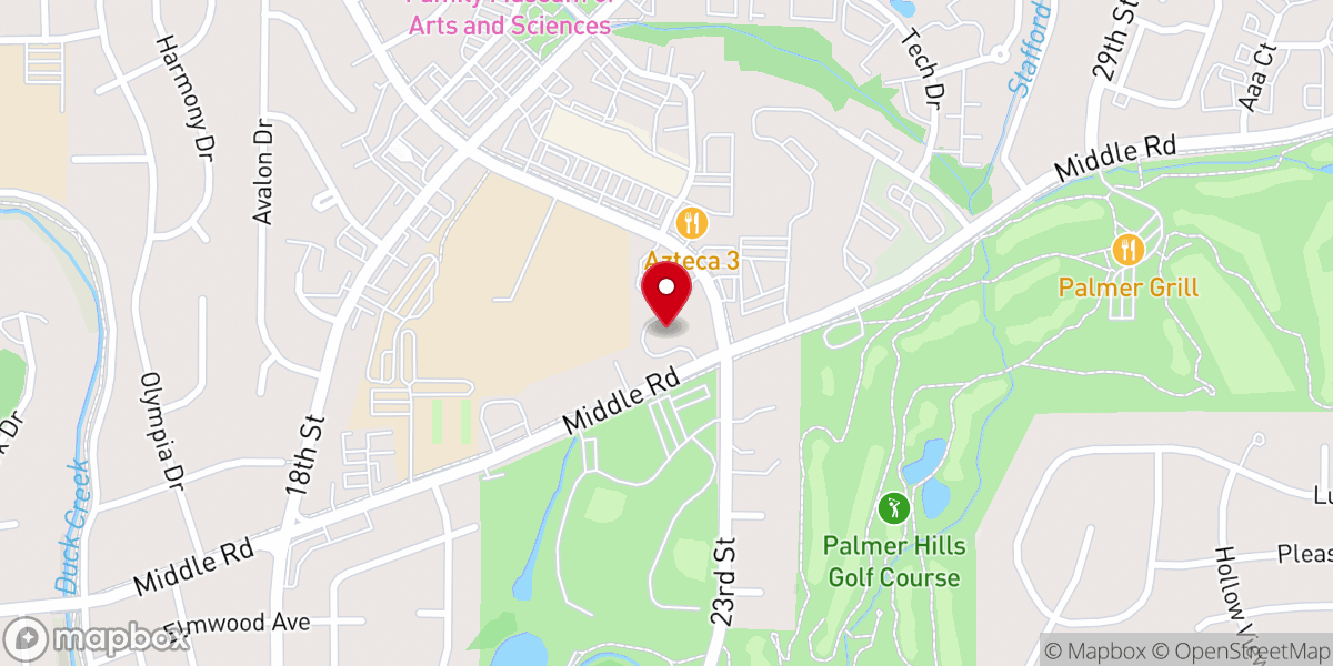 Map showing location of St Peter's Episcopal Church