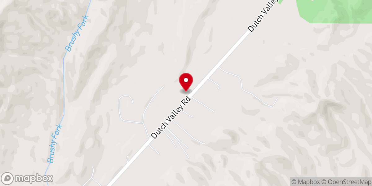 Map showing location of First Dutch Valley Baptist Church
