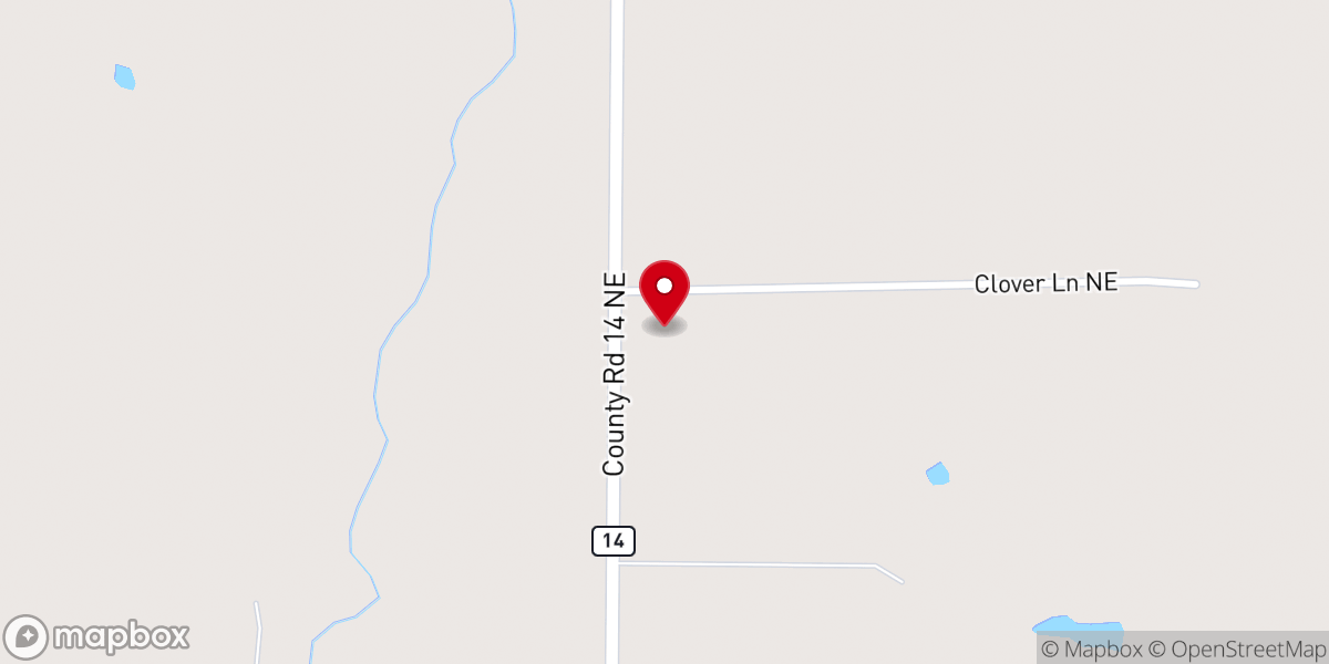 Map showing location of Brad Brede Ministries