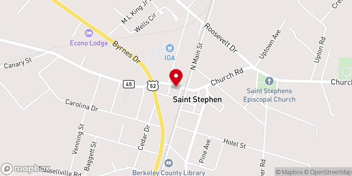 Map showing location of Triumphant Church of Our Lord