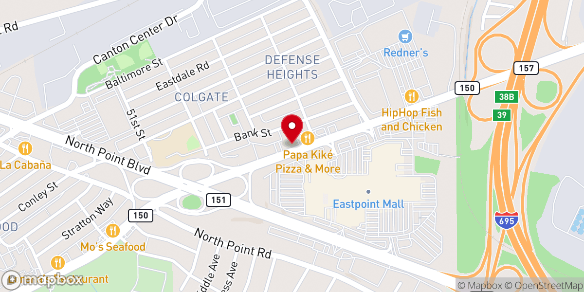 Map showing location of IGLESIA PENTECOSTAL EL JORDÁN INC. #2