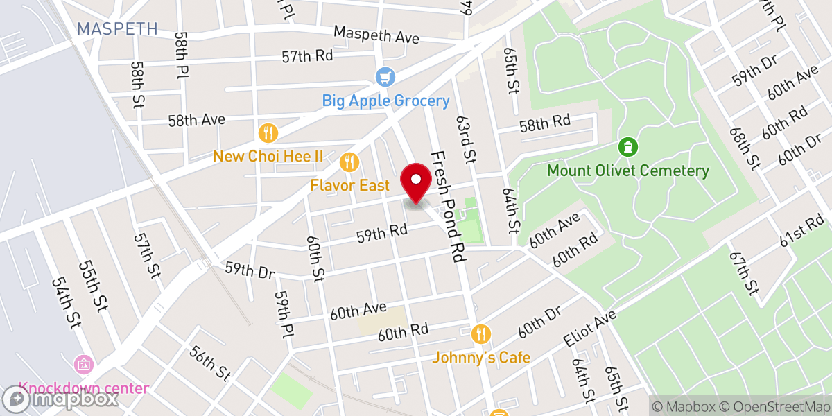 Map showing location of Rush Translations & Immigrant Services