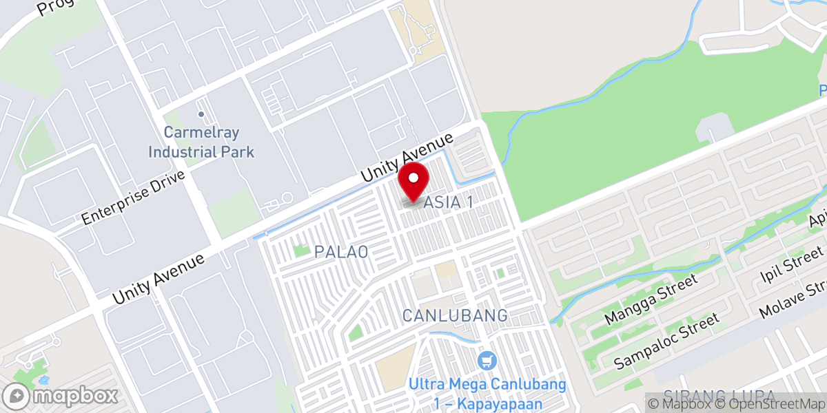 Map showing location of God's Heritage Baptist Church