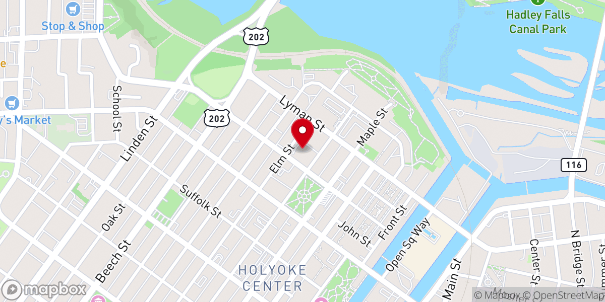 Map showing location of Saint Patrick Chapel